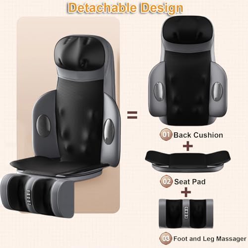 Lvrunben Shiatsu Back Massager with Heat, Electric Massage Cushion for Body - Image 5