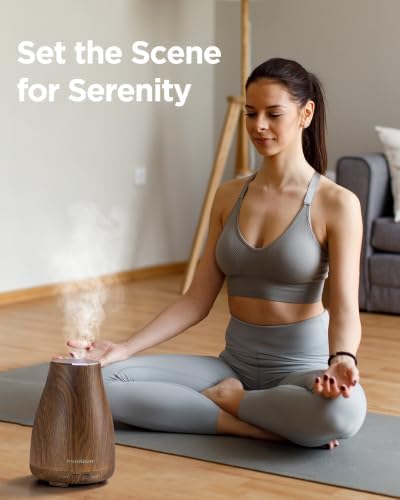 InnoGear Essential Oil Diffuser Ultrasonic Diffusers for Home Scent, Bronze - Image 7