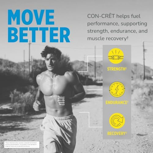 CON-CRET Creatine HCl Powder for Women and Men, Unflavored, 64 Servings - Image 2