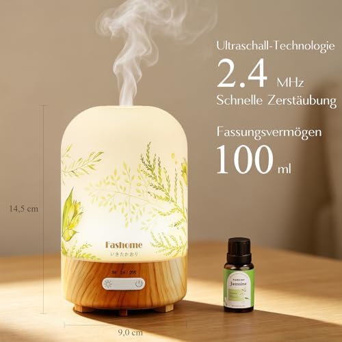Essential Oil Diffuser, Hand Blown Glass Aromatherapy Diffuser for Home - Image 5