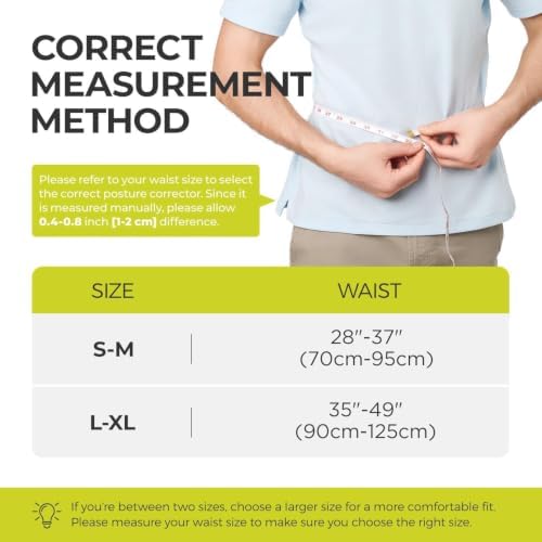 SHAPERKY Posture Corrector for Women and Men - Adjustable Upper Back Brace - Breathable Back Support straightener - Providing Pain Relief from Lumbar&Shoulder (S-M) - Image 2