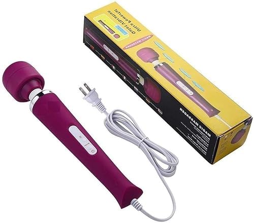 Power Massager Big Tool Electric Foot Neck Back Hand Leg Arm Shoulder Massage Aches Sports Recovery for Women (Purple) - Image 5