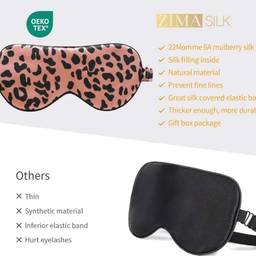 ZIMASILK Adjustable 100% 22 Momme Mulberry Silk Sleep Mask - Image 6