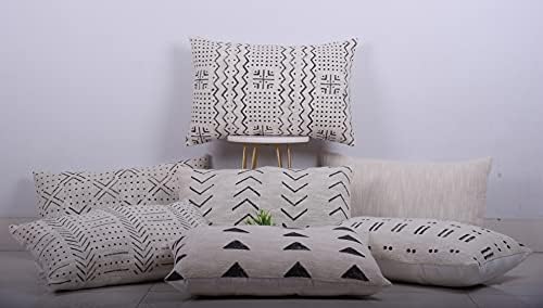 Trade Star Decorative 14x22 Cusions Cover 100% Cotton Throw Lumbar Cushion Cover Ivory Bed Pillow Cover Handloom Luxurious Home Decor Large Cushion Case (Ivory Snow) - Image 6