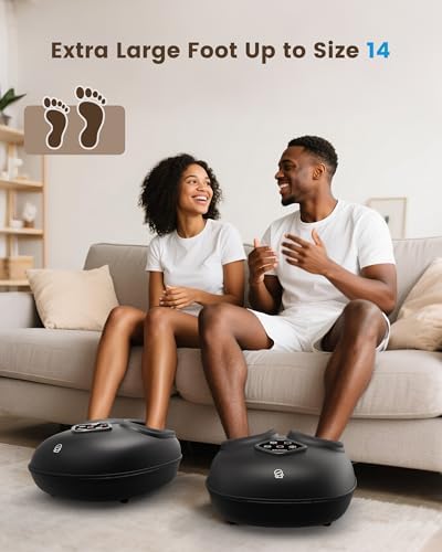 COMFIER FSA Eligible Foot Massager with Heat, HSA Eligible Shiatsu Foot Massager Machine for Plantar Fasciitis, Kneading & Compression for Neuropathy Pain, Fits up to Size 14, Gift for Mom - Image 5
