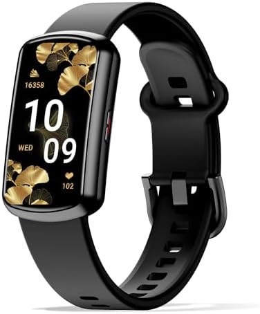Health Fitness Tracker, Smart Watch with 24/7 Heart Rate, Activity Tracker with Blood Pressure and Blood Oxygen Monitor, 120 Sport Mode Waterproof Sleep Tracker for Women Men by JYUAJOI