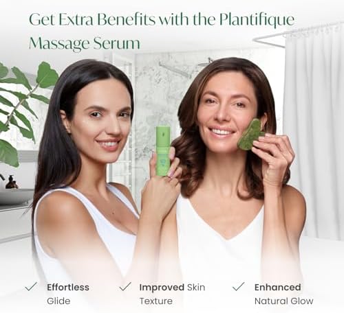 PLANTIFIQUE Gua Sha Facial Tools | Gifts | Massage Tool | Jawline Sculptor | Face Sculpting Tool for Your Skin Care Routine | Jade Guasha - Image 6