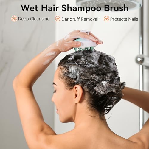 HEETA Scalp Massager Hair Growth Scrubber for Dandruff Removal Hair Care - Image 2