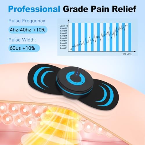 MASTOGO Wireless TENS Unit 6 Mode 10 Intensity - Portable Rechargeable TENS Unit Muscle Stimulator for Pain Relief - Image 6