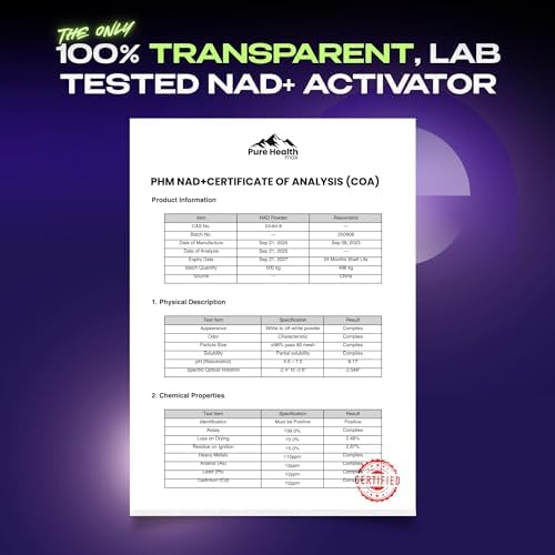 PURE HEALTH MAX NMN Supplement with NAD+ Resveratrol and French Maritime Pine Bark Extract - NMNH Alternative - Image 5
