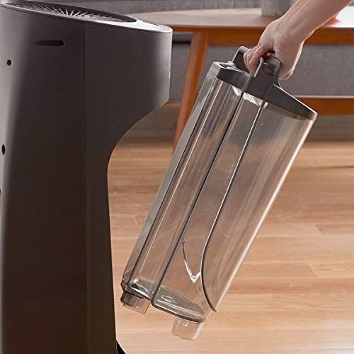 Honeywell Top Fill Tower Humidifier, Digital Humidistat, Black – Cool Mist Humidifiers for Bedroom, Home or Office with Space-Saving Tower Design - Image 2