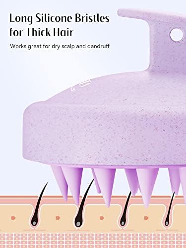 HEETA Scalp Massager Hair Growth Scrubber for Dandruff Removal Hair Care - Image 6