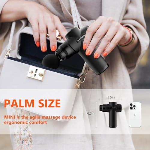 AERLANG Mini Massage Gun Portable Deep Tissue Percussion Muscle Massager - Image 6