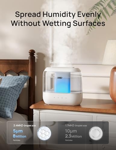 DREO 4L Humidifiers for Bedroom, 36H Runtime, 28 dB Quiet, HM311 - Image 4