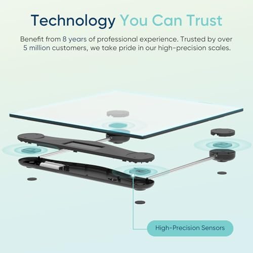 Etekcity Digital Body Weight Bathroom Scale, 6mm Tempered Glass, 400 lbs - Image 2