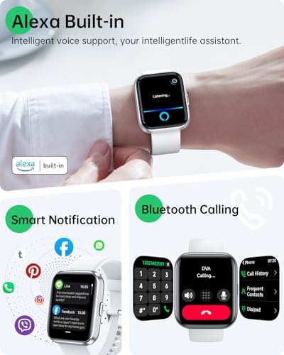 WMK Smart Watch for Android Phones & iPhones, Fitness Watches for Women Men - Image 2