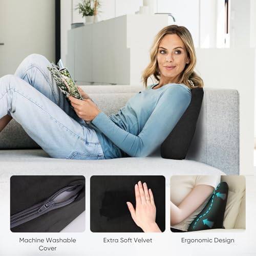 Lumbar Support Pillow for Recliner and Couch, Ergonomic Back Support Pillow - Image 6