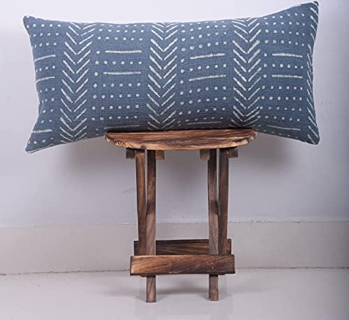 Trade Star Farmhouse Throw Pillow Case 100% Cotton Decorative Pillow Cover Modern Oblong Pillow Shams for Bed Handloomed Lumbar Back Rest Cushion Cover (Dark Grey Snow 12X24 INCHES) - Image 3