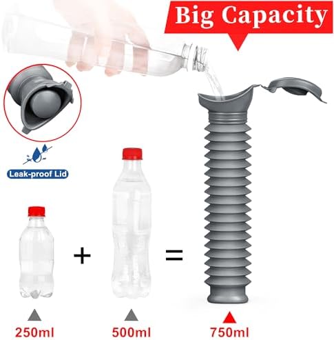 Portable Urinal, Portable Car Urinal for Men and Women, 750ml, Leakproof - Image 3