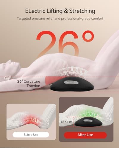 FliKEZE Electric Lumbar Support Pillow with Red Light Massage - Image 4