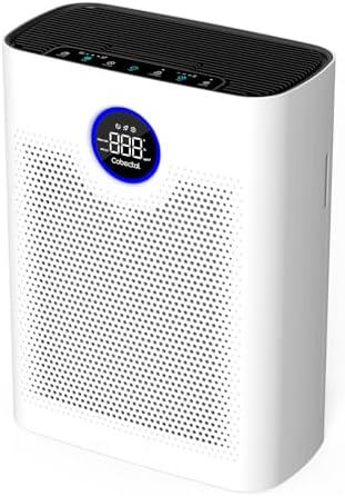 Air Purifiers for Home Large Room Up to 2216 Ft², 3-in-1 Filter, White by cobectalsupplier