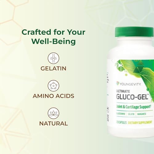 Youngevity Ultimate Gluco-Gel Glucosamine & Gelatin Support, 120 Capsules - Image 5