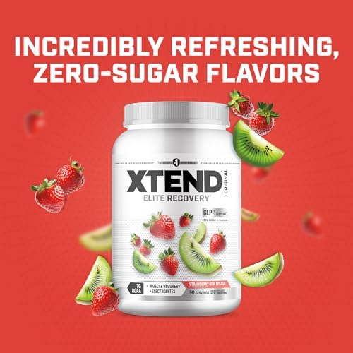 Xtend Original BCAA Powder with Zero Sugar, Strawberry Kiwi Splash, 90 Serv - Image 5