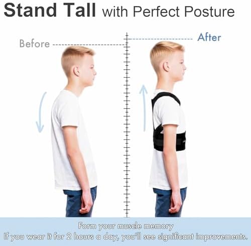 Kids Back Brace Posture Corrector for Boys Girls Teen Youth Children - Image 4