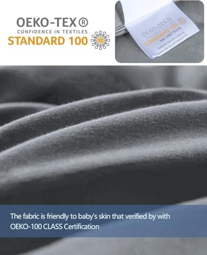 MAPLE DOWN Soft Super King Size Comforter Duvet Insert-Down Alternative Comforter Quilted with Corner Tabs-Lightweight Fluffy Breathable Machine Washable (Gray, 120“x120“) - Image 7