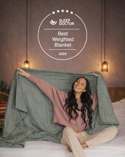 Baloo Weighted Blanket for Adults 15 lb Full/Queen (Moss, 60"x80") - Image 6
