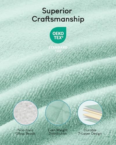 Cottonblue Sherpa Weighted Blanket for Adults 20lbs Queen Twin Size 60x80in - Image 4