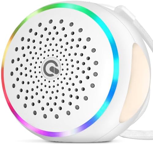 White Noise Sound Machine with 27 Soothing Sounds,Sleep Sound Timer and Memory Function - Portable Sound Machine for Baby and Adult at Home,Office,Travel and More by FIRPOW