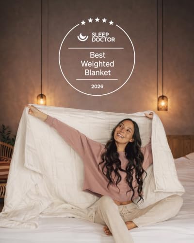 Baloo Weighted Blanket for Adults 15 lb Full/Queen (Pebble White, 60"x80") - Image 6