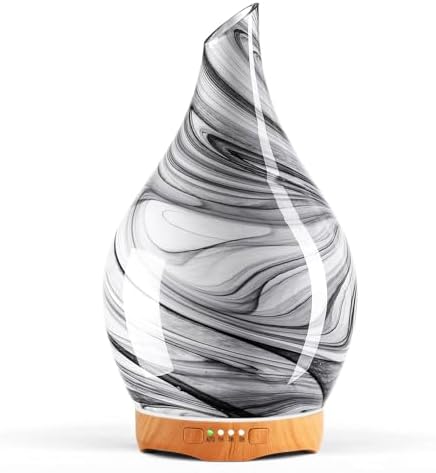 Porseme Essential Oil Diffuser 280ml Handmade Glass Diffuser 7H Runtime by Porseme