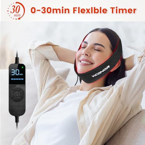 Red Light Therapy Belt for Body, Near Infrared Light Therapy for Face Neck 15W Wearable Red Light Neck Wrap with Timer Belt for Chin Hand Wrist Knee Unisex Gift - Image 5