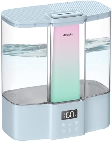 AEOCKY Geek-Level Ultrasonic Humidifier, 4L Top-Fill Cool Mist Diffuser by AeockyDirect