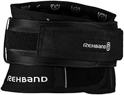Rehband X-RX Back Support, Heavy weightlifting support 7mm neoprene, 2-in-1 back support with integrated lifting belt for heavy weight lifting workouts - Image 2