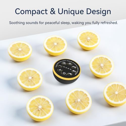Mini Portable Sound White Noise Machine Baby Shushing Sleep Soother Battery Noise Machine 12 Night Lights 30 Sleeping Sounds for Baby Kids Adults Dogs 4 Timer Memory Function for Home Travel Office - Image 4