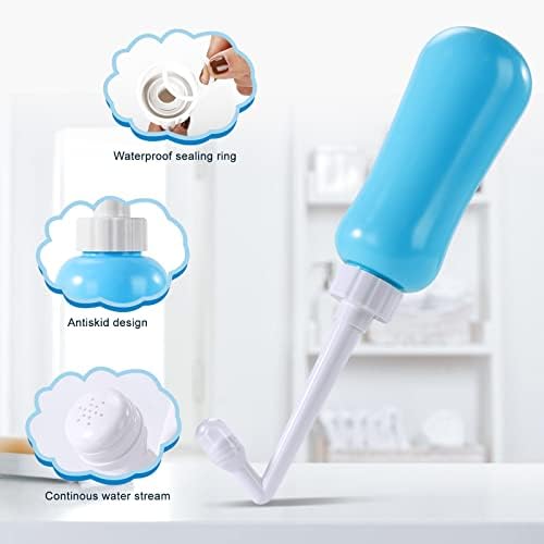 Portable Bidet Travel Large Capacity 15.8oz Personal Toilet Handheld Blue - Image 2