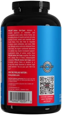 Prolab Amino Gel-Caps, Essential Amino Acids, High-Potency (200 Softgels) - Image 4