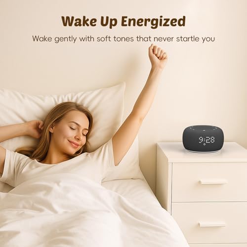 Buffbee Pro 2nd Gen| Sound Machine, Alarm Clock with Bluetooth Speaker - Image 4