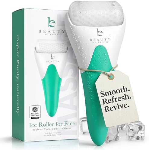 Ice Roller for Face - Face & Eye Roller for Puffy Eyes & Wrinkles by BeautybyEarth