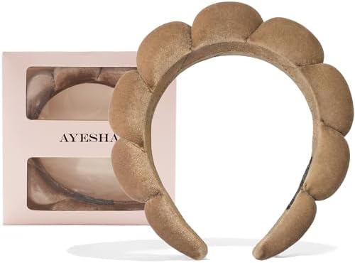 Ayesha Spa Headband for Washing Face Makeup Skincare Soft Sponge Hair band by AYESHA