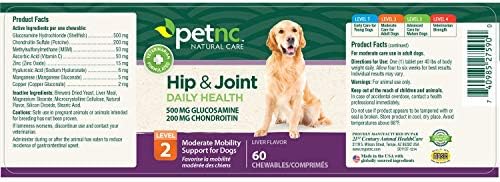 PetNC Level-2 Hip & Joint Chewables for Adult Dogs, Liver, 60 Count - Image 2