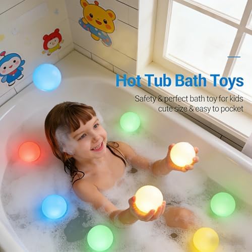 LOFTEK 3-inch Floating Pool Lights, Rechargeable LED Ball Light w/Remote - Image 6