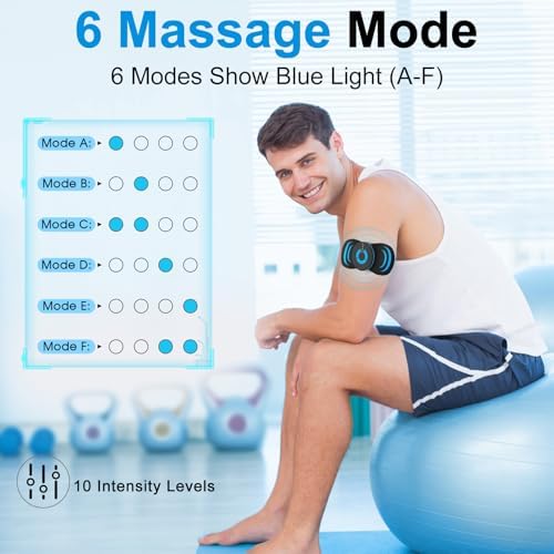 MASTOGO Wireless TENS Unit 6 Mode 10 Intensity - Portable Rechargeable TENS Unit Muscle Stimulator for Pain Relief - Image 3