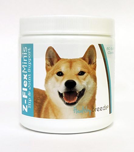 Healthy Breeds Shiba Inu Z-Flex Minis Hip and Joint Support Soft Chews 60 Count by HealthyBreeds