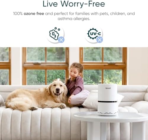 Levoit Air Purifier for Home Pets Bedroom, Air Purifiers Quiet Operation - Image 5