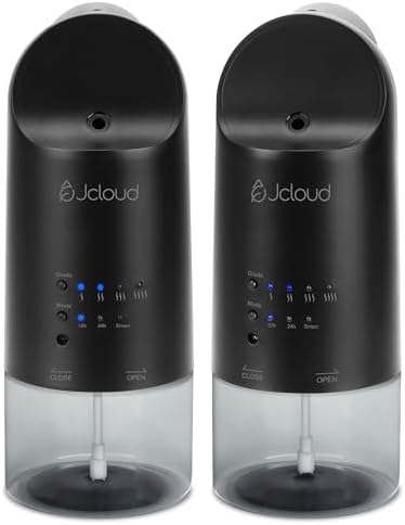 JCLOUD Waterless Plug in Scent Diffuser for Essential Oils, 2 Pack, Black by JCLOUD