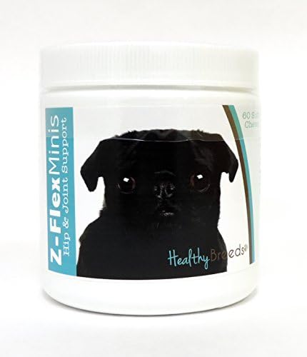 Healthy Breeds Pug Z-Flex Minis Hip and Joint Support Soft Chews 60 Count by HealthyBreeds